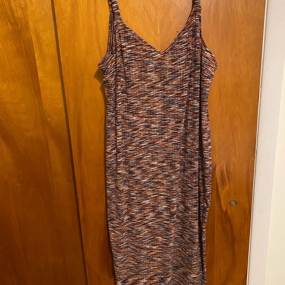 Torrid Brown Tan Spaghetti Strap Maxi Dress